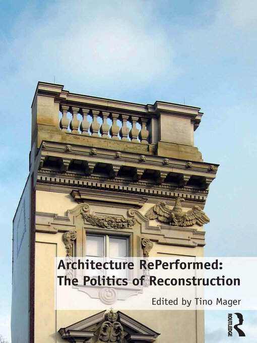 Title details for Architecture RePerformed by Tino Mager - Available